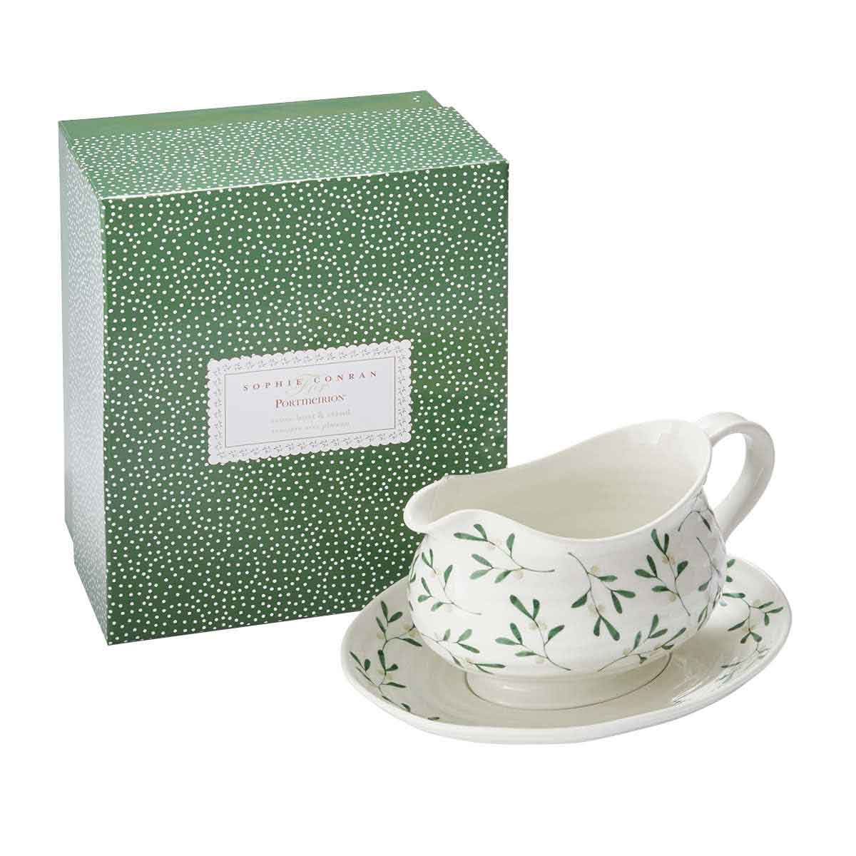 Sophie Conran Mistletoe Sauce Boat & Stand image number null